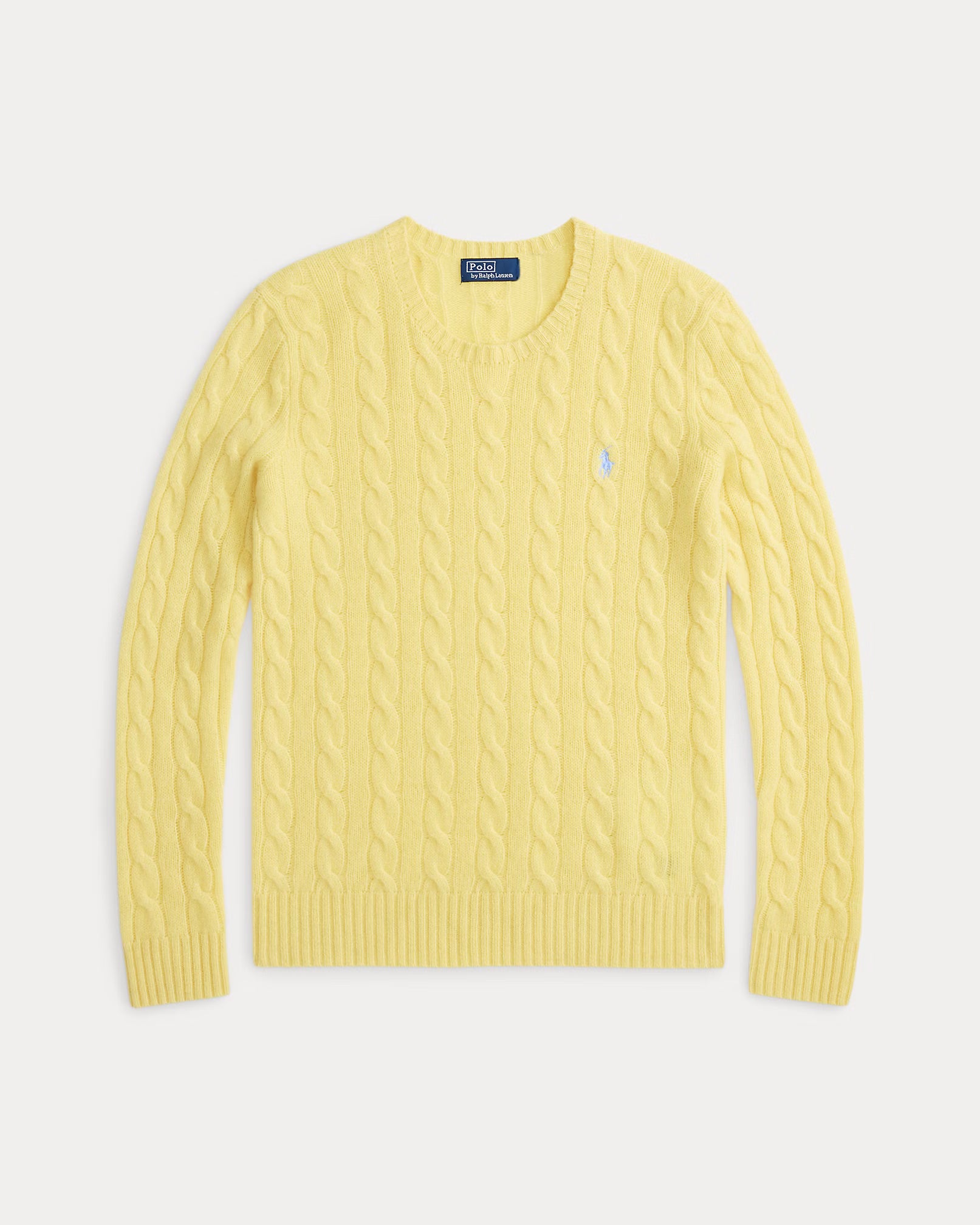 Cable Wool-Cashmere Crewneck Jumper