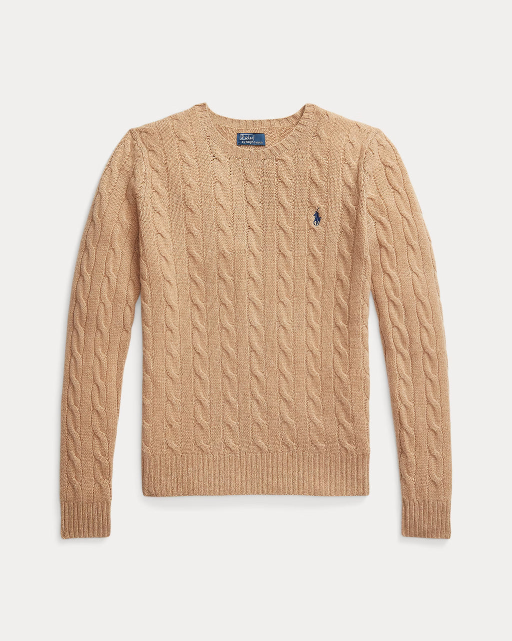 Cable Wool-Cashmere Crewneck Jumper