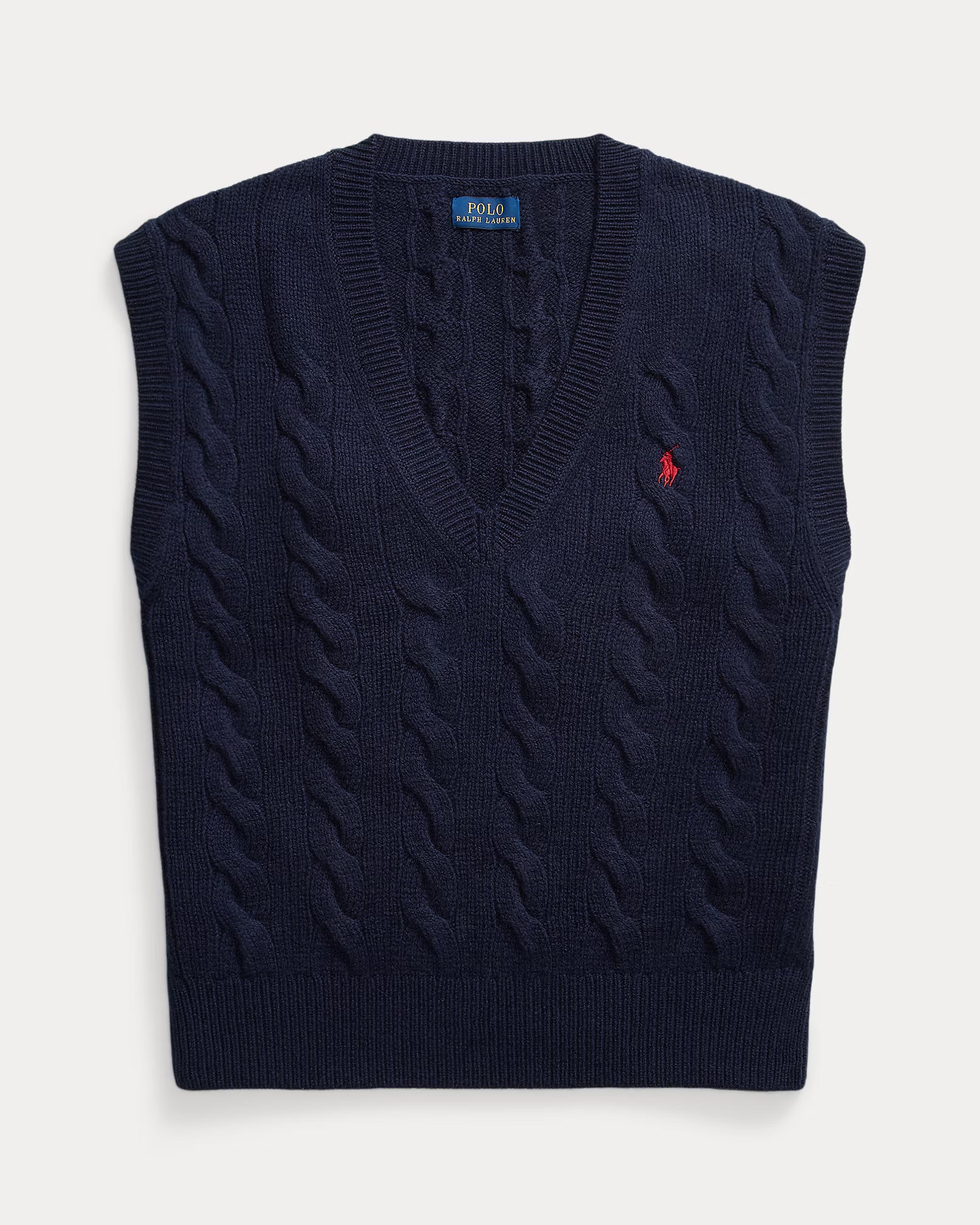 Cable-Knit Sleeveless Jumper