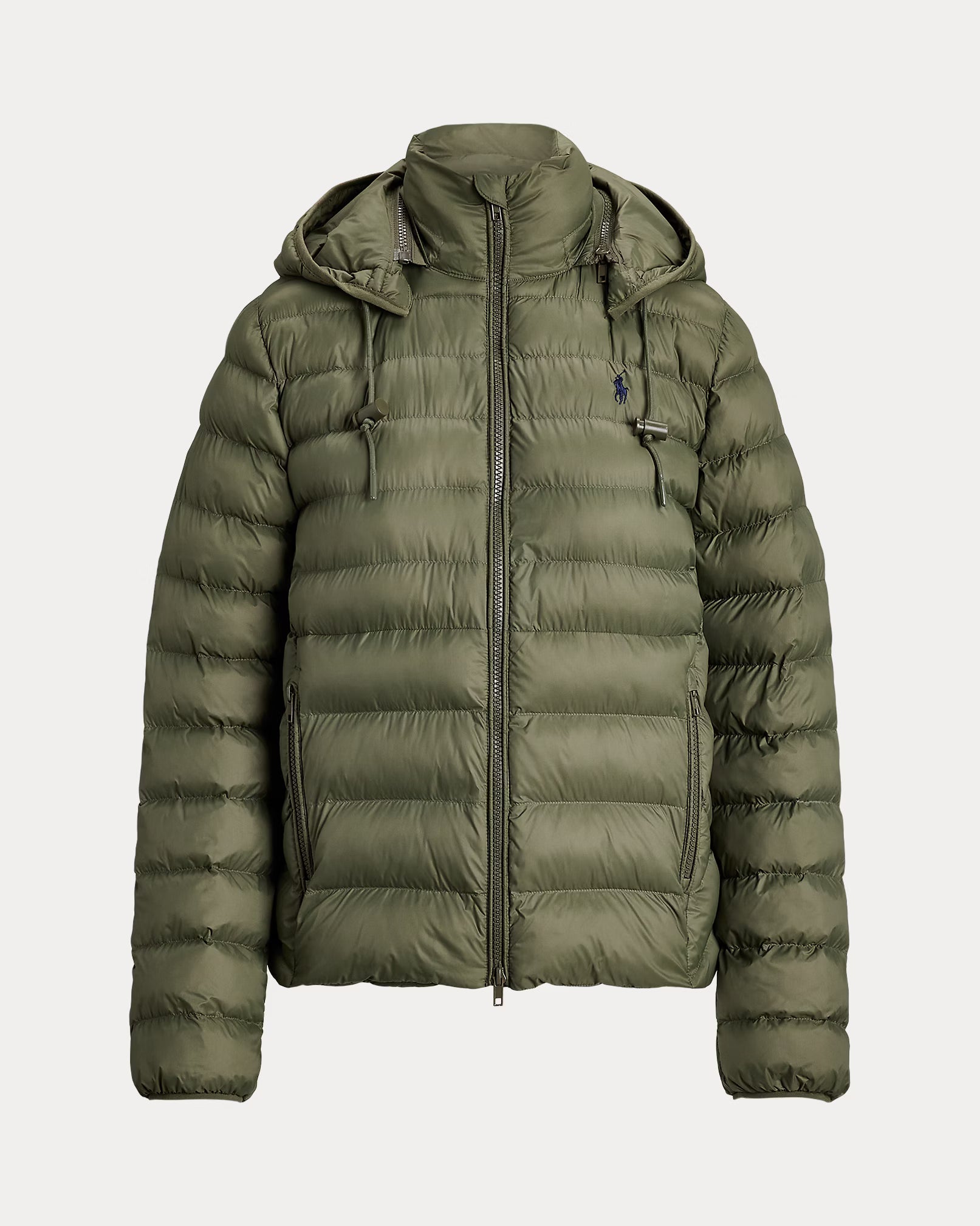 Water-Resistant Packable Hooded Jacket