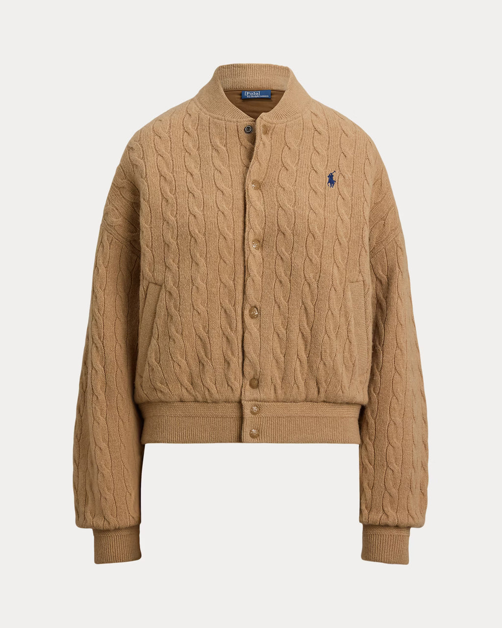 Cable-Knit Wool-Cashmere Jacket