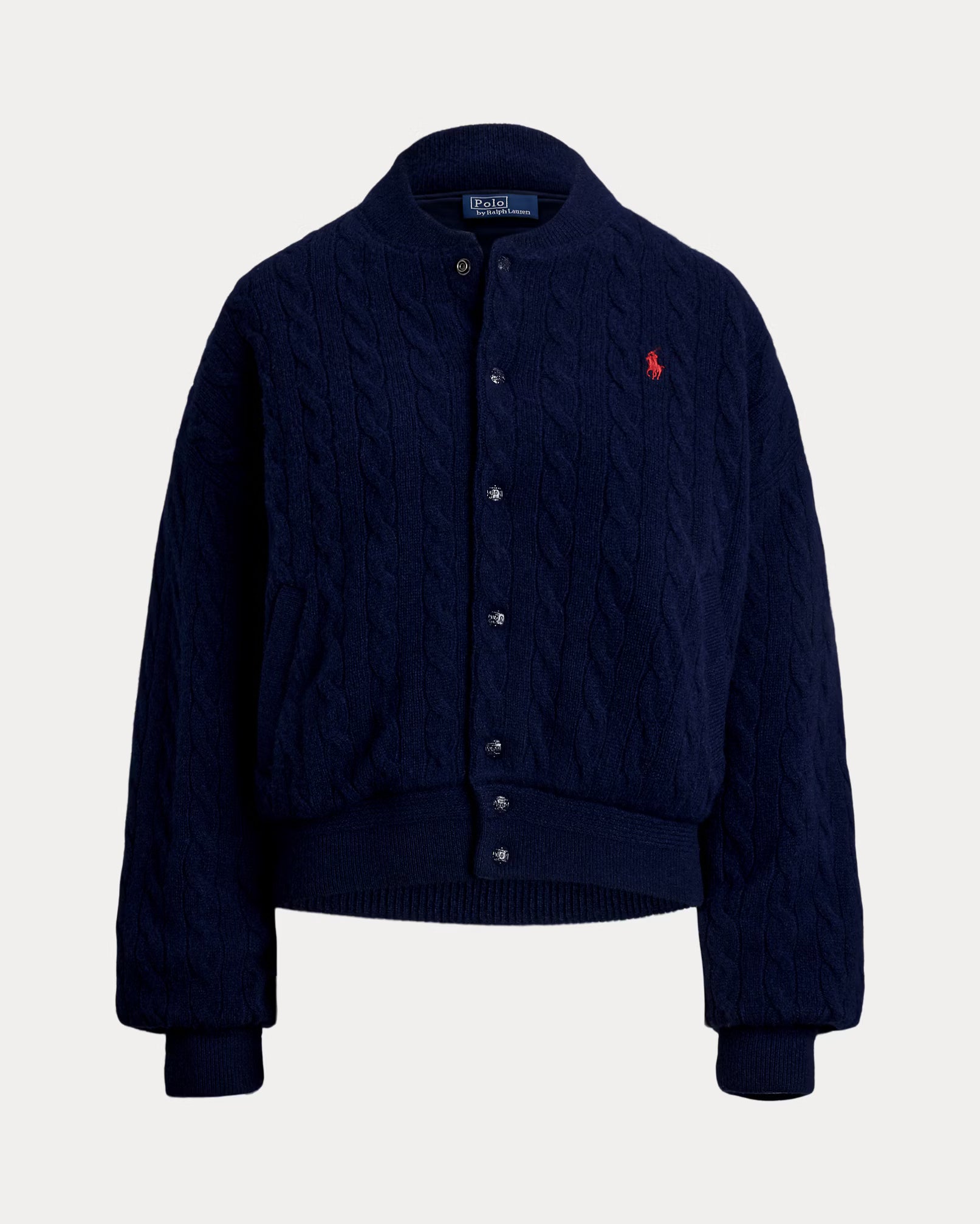 Cable-Knit Wool-Cashmere Jacket