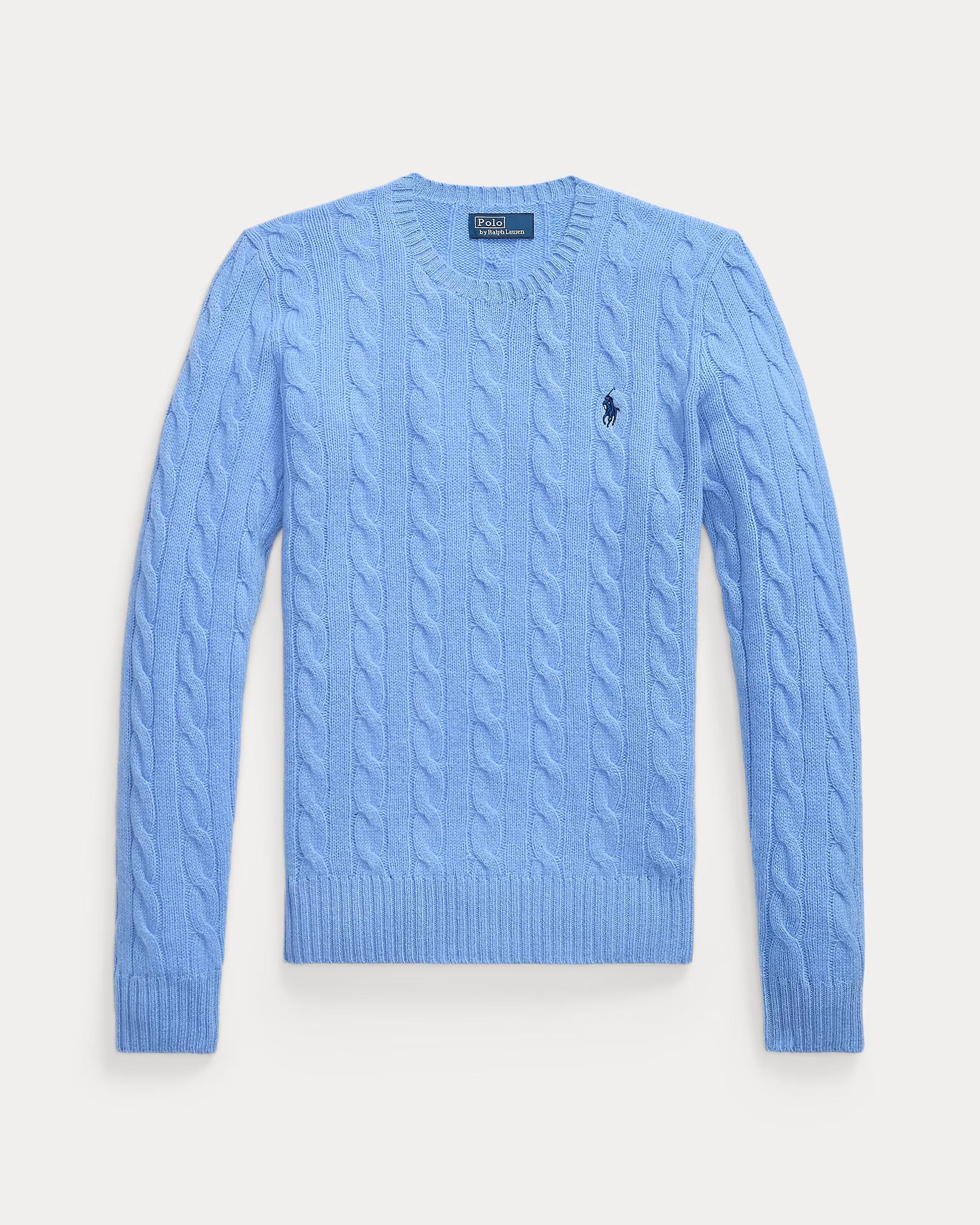 Cable Wool-Cashmere Crewneck Jumper